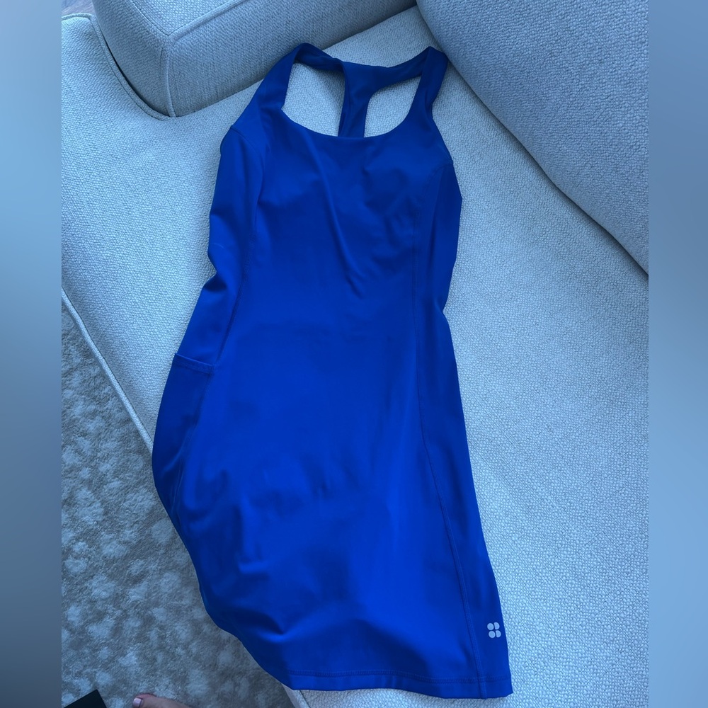 Sweaty Betty Cobalt Blue Mini Dress